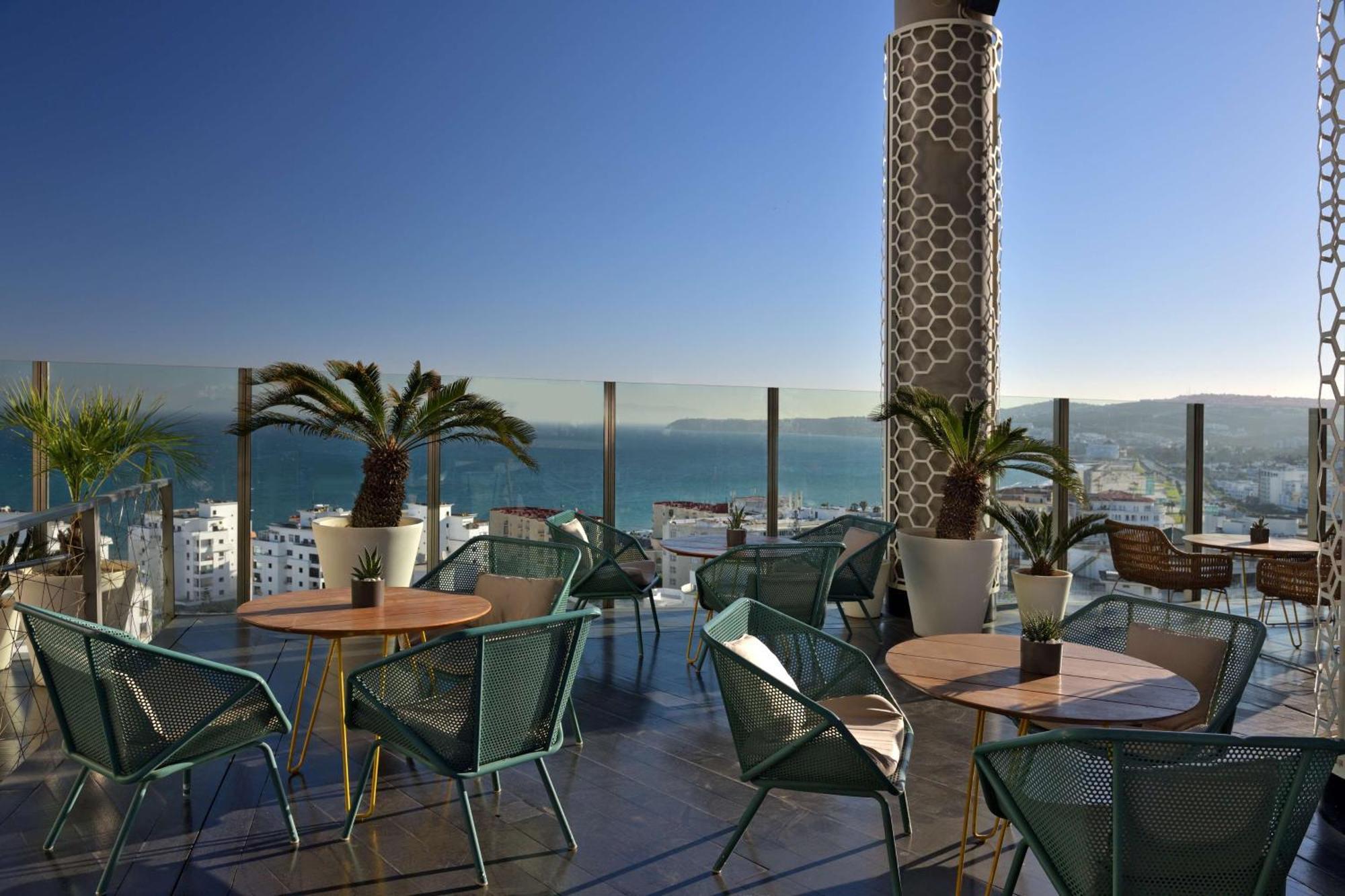 Hilton Tanger City Center Eksteriør billede View from the rooftop