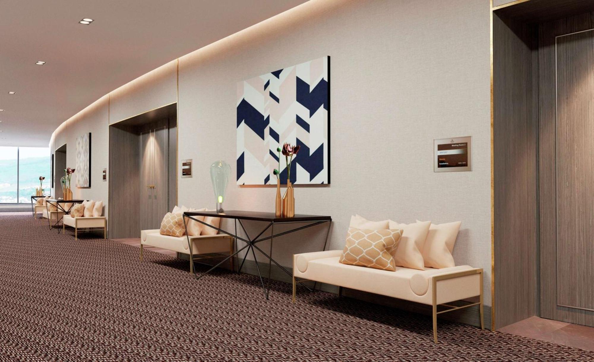 Hilton Tanger City Center Eksteriør billede A carpet in a hotel