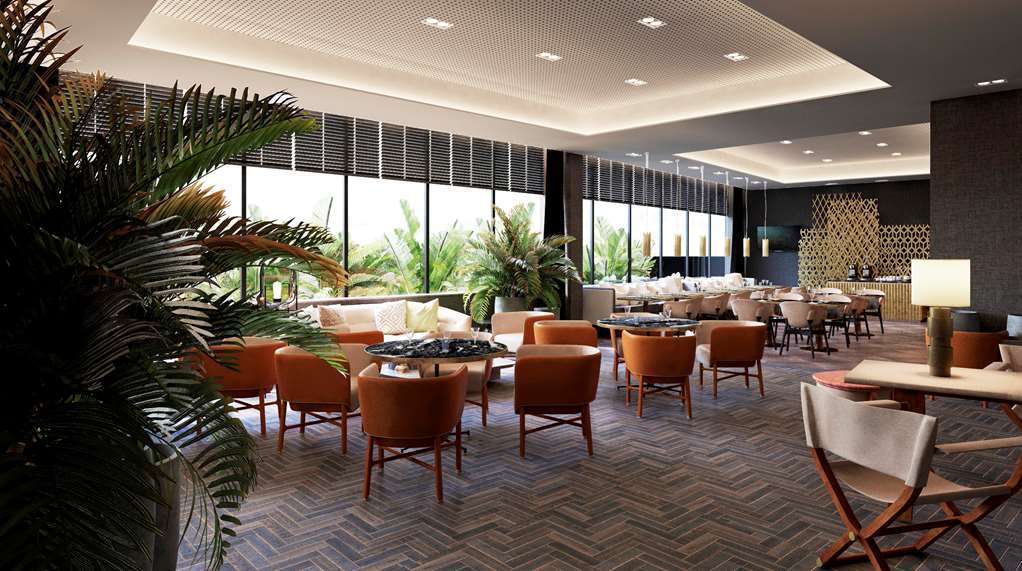 Hilton Tanger City Center Restaurant billede The interior of the restaurant